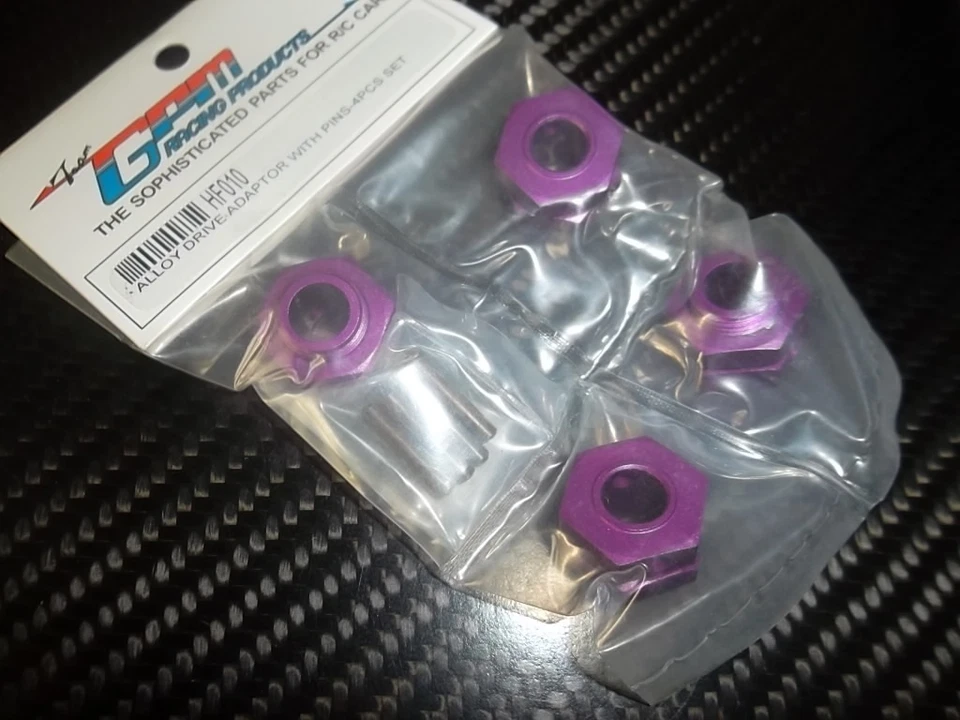 GPM HF010 hexagones de roue 17 mm violet HPI HELLFIRE - Photo 1/1