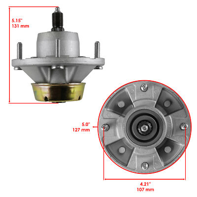Caltric 3 Spindle Assembly With Bolt - Compatible With John Deere X320 X324 X340 John Deere Spindle