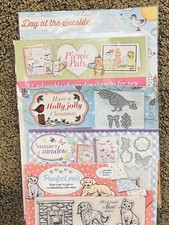 Rubber Stamp Sets Assorted See Pics Holly Jolly NEW 5 Pc Set