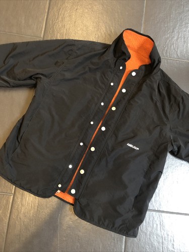 Ambush schwarze Fleece Wendejacke orange Tofu Designer Oversize XS UVP 635€ - Bild 2 von 10