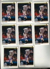 (8) Torey Lovullo Autographed 1990 Upper Deck Baseball Cards Tigers