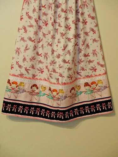 Pillowcase Dress made w/"Pink Ballet Shoes & Ballerinas on Bar" Print, x 4-5 NEW - Picture 6 of 6