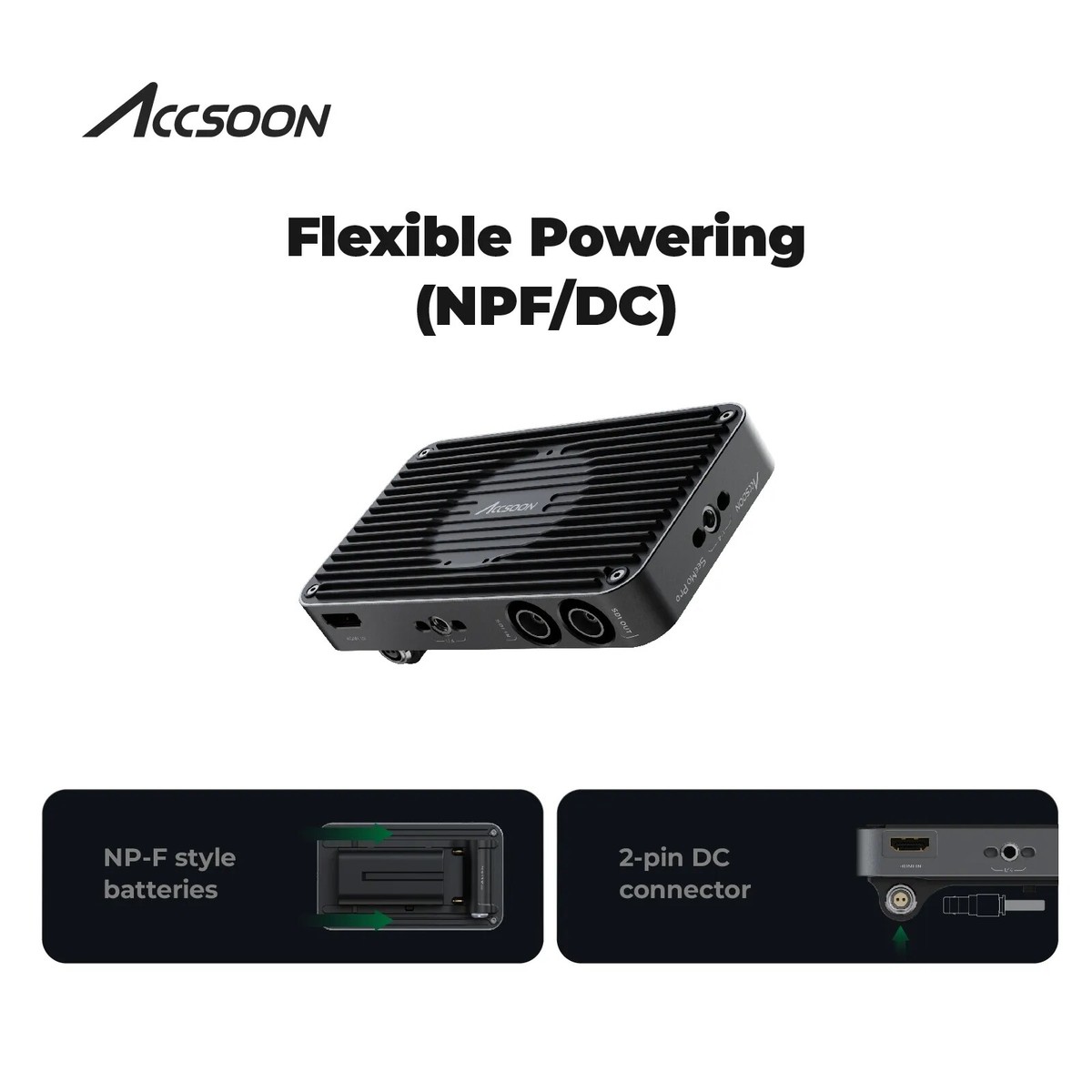 ACCSOON SeeMo PRO SDI/HDMI to USB-C iOS iPhone iPad Monitor