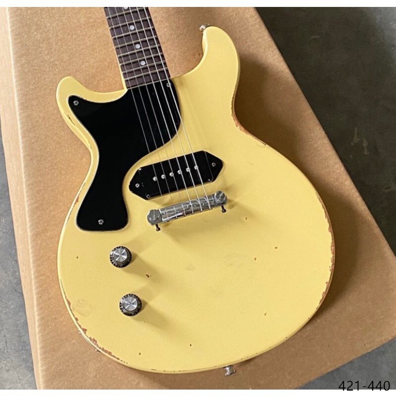 Nitro finish, Left hand, Double cut, TV yellow, Guitar