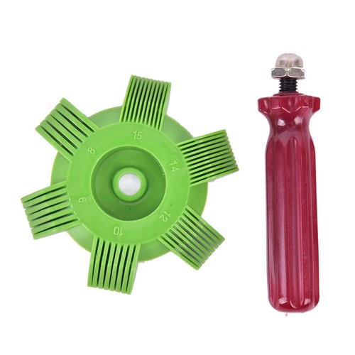 New Chic Heat Dissipating Fin Comb Cleaning A/C Condenser Coils Brush Condenser - Picture 6 of 12