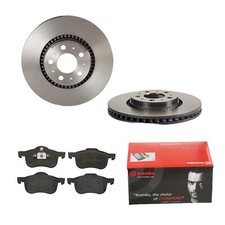 BREMBO BREMSSCHEIBEN Ø305MM + BREMSBELÄGE VORNE FÜR VOLVO S80 I XC70 CROSS 