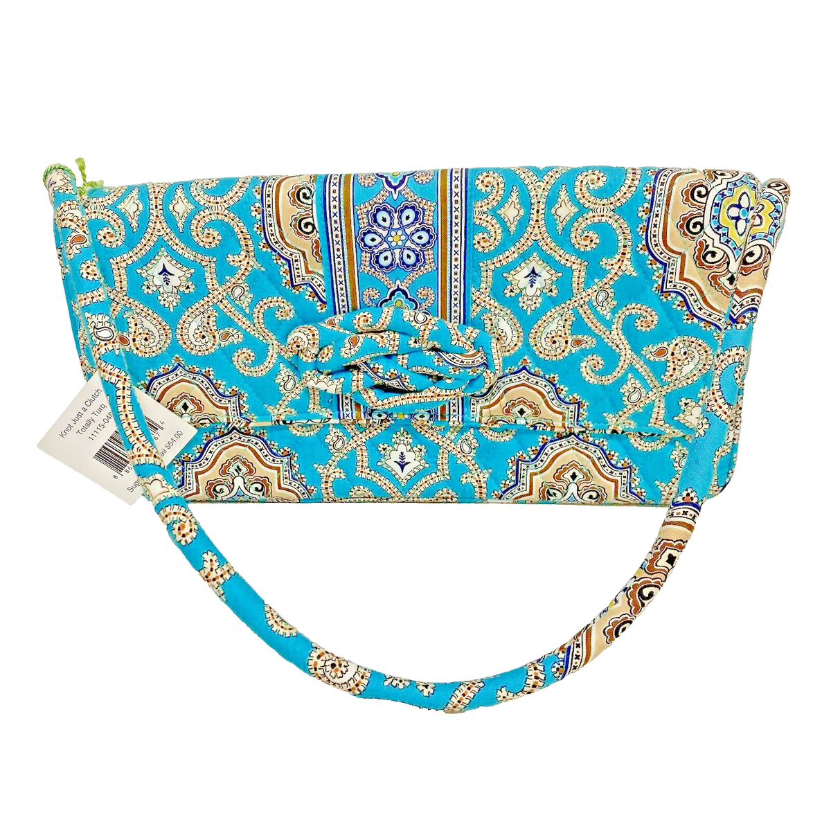 NWT Vera Bradley Knot Just A Clutch Totally Turq Purse NWT Vera Bradley Knot Just A Clutch Totally Turq Purse