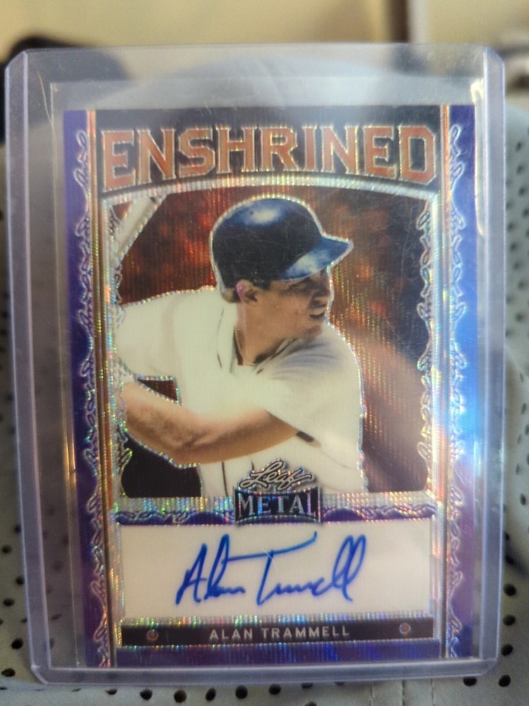 Alan Trammell 2022 Leaf metal Enshrined Auto 1/1