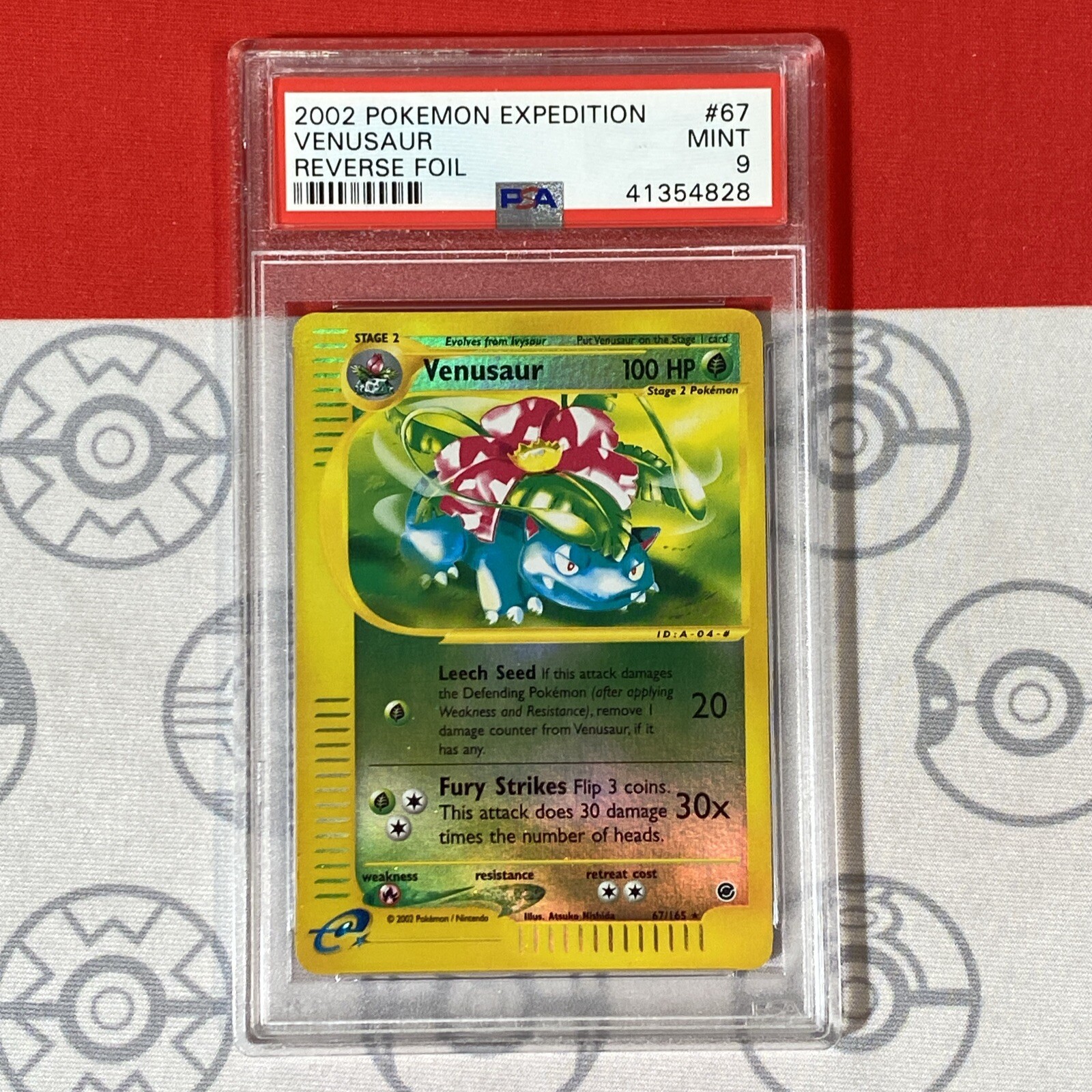 PSA 9 Venusaur 67/165 Reverse Holo 2002 Pokemon Expedition 41354828