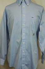 Tommy Hilfiger Men's XL Long Sleeve Light Blue Button Down Shirt B55