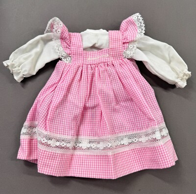 Vintage Pauline B Jonness Jacobsen Pink Doll Dress