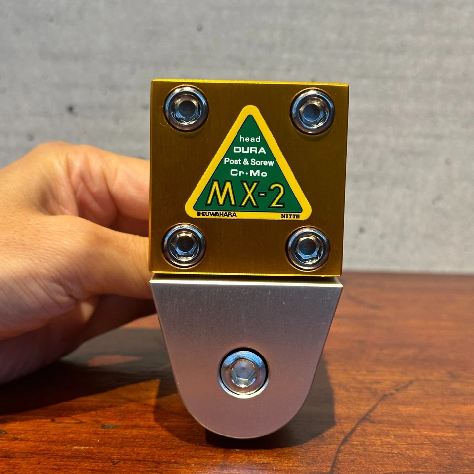 KUWAHARA - NITTO MX-2 - Vástago de pluma BMX tipo vintage 21,0 mm hecho en Japón - DORADO Foto 4 de 4