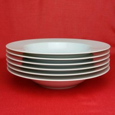 6x Rosenthal Classic Weiss Suppenteller Form 19850 Tief Teller 24 cm Porzellan 