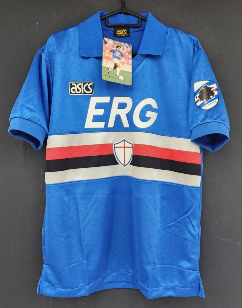 asics サンプドリア 95/96 アウェイユニフォーム ヴィンテージ サンプドリア（H）95/96 マンチーニ＃10