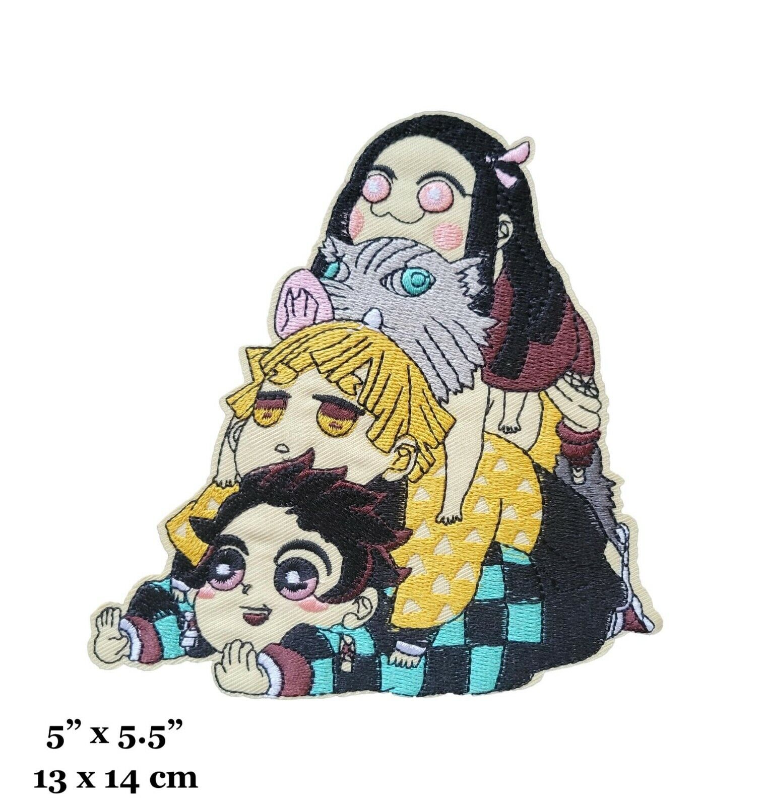 Almofada Chibi Kimetsu no Yaiba Demon Slayer Nezuko Tanjiro Inosuke Zenitsu