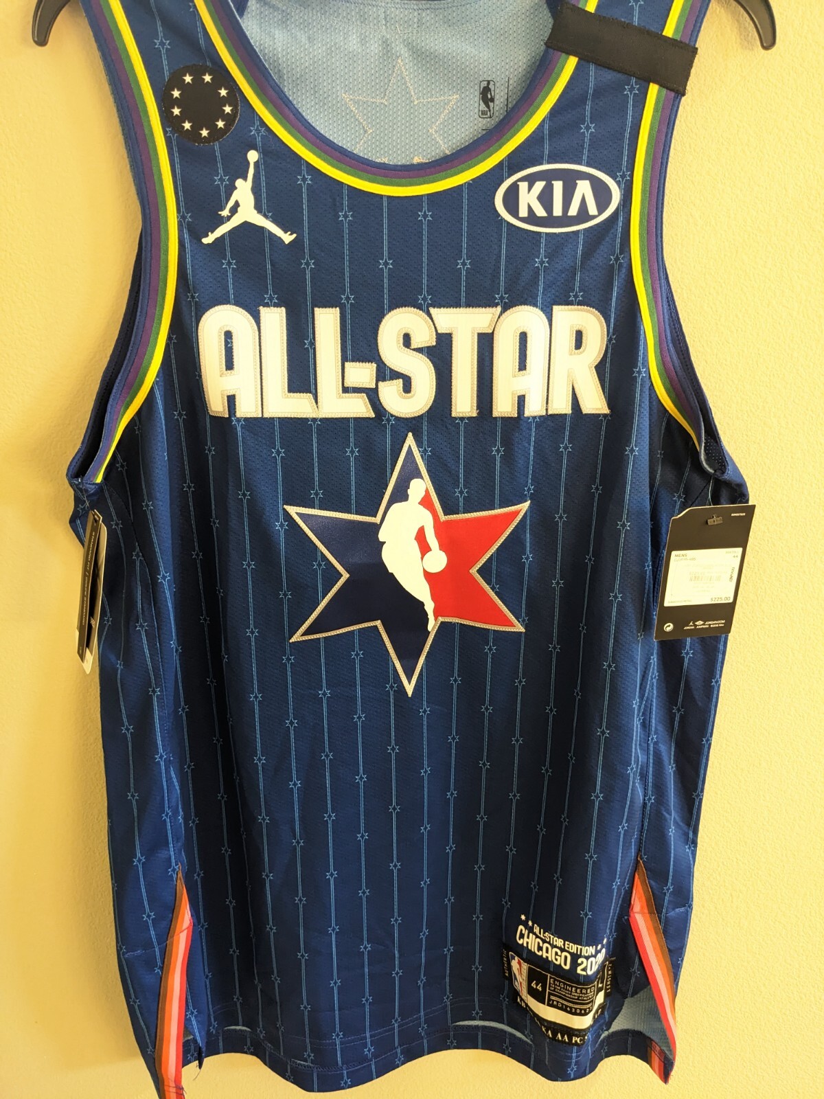 Kawhi Leonard 2019-20 NBA All Star Clippers Nike Authentic Jersey 44+2 Named MVP