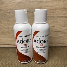 2pk Adore Semi-permanent Hair Color - Vegan - 72 Paprika- 56 Cajun Spice