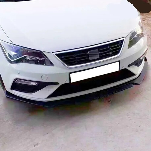 Kit corpo spoiler labbro splitter anteriore in fibra di carbonio Seat Leon MK3 5F 2017-2020! - Foto 6 di 10