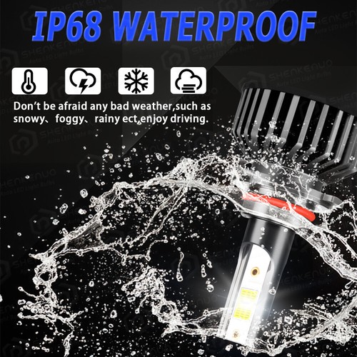 For Ram 1500 2500 3500 w/projector 2016 2017 High/Low Beam 9005 LED Headlights - 第 5/10 張圖片
