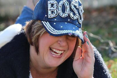 BOSS Bejeweled Denim Baseball Cap Popfizzy Womens Bling Cap, Bejeweled Rhinestone One Size  main image 2