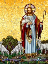 Jesus The Good Shepherd HIGH Quality Metal Fridge Magnet 3x4 7309