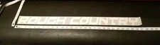 Rough Country Windshield Banner Decal Medium White 27"