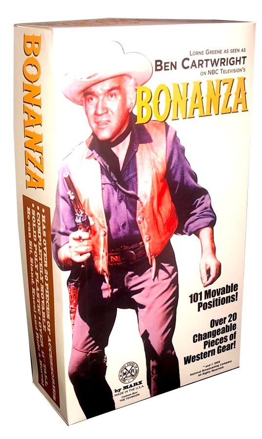 Marx BONANZA BEN Cartwright BOX Best of the West (BOX ONLY)