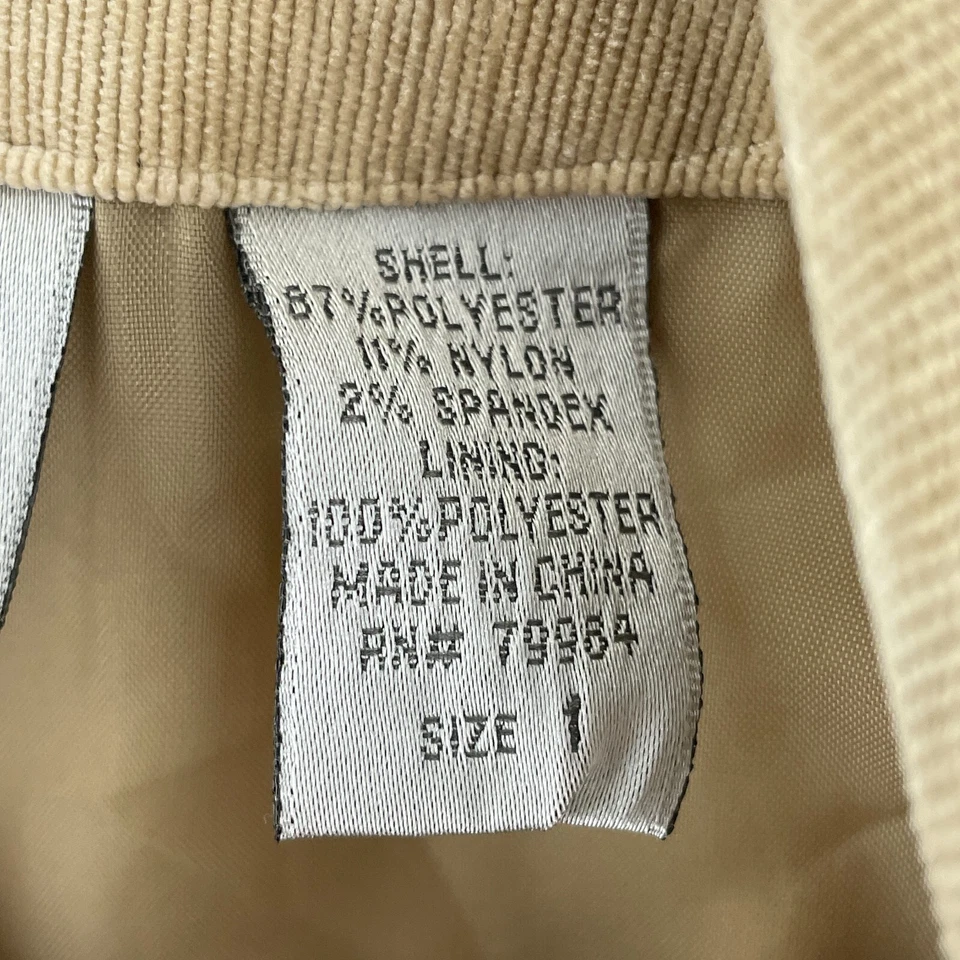 Blazer de pana Chico's para mujer 1 (L) tostado 3831 Foto 2 de 4