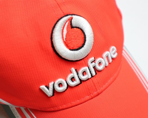 VODAFONE MCLAREN MERCEDES JENSON BUTTON VINTAGE RACING CAP HAT ORANGE FORMULA 1 - Picture 5 of 11