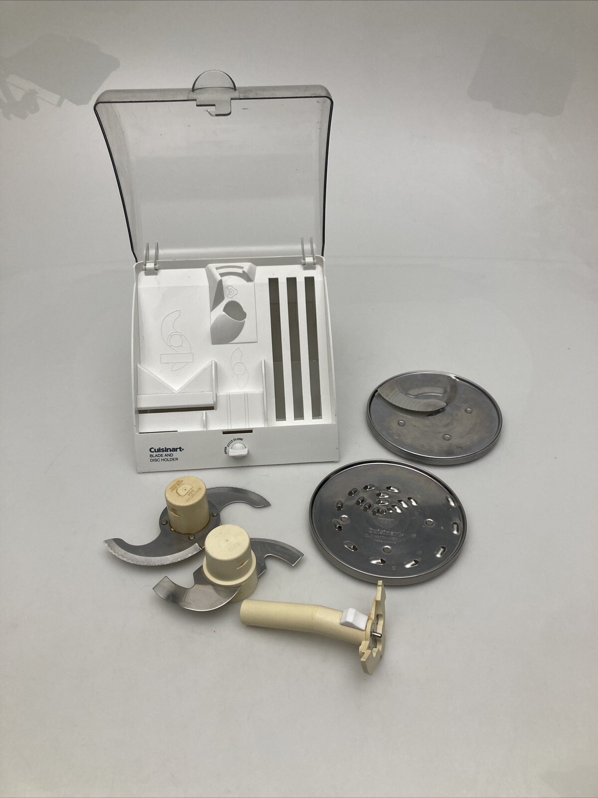 Cuisinart BDH2C Food Processor Blade and Disc 6 Piece Holder with 5 Blades eBay