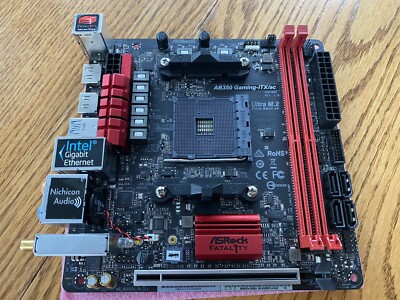 Asrock Fatal1ty Ab350 Gaming Itx Ac Am4 Amd Mini Itx Motherboard Ebay Asrock Fatal1ty Ab350 Gaming Itx Ac Am4 Amd Mini Itx Motherboard Ebay