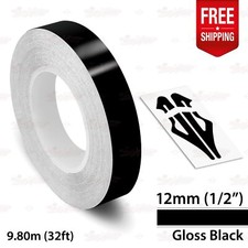 Gloss Black Roll Pin Stripe Car Striping Line Tape Decal Adhesive Vinyl Sticker