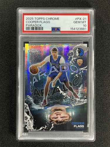 2025 Topps Chrome Cooper Flagg Base (PSA 10)