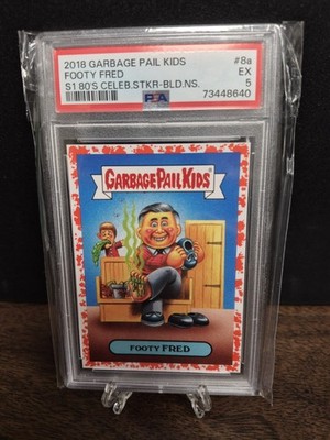 Footy Fred 8a Red PSA 5 Garbage Pail Kids /75 Topps 2018 Mr. Rogers Neighborhood