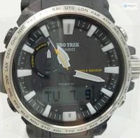 CASIO PRO TREK PRW-61-1AJ Men's Solar Radio-Controlled Triple Sensor Watch