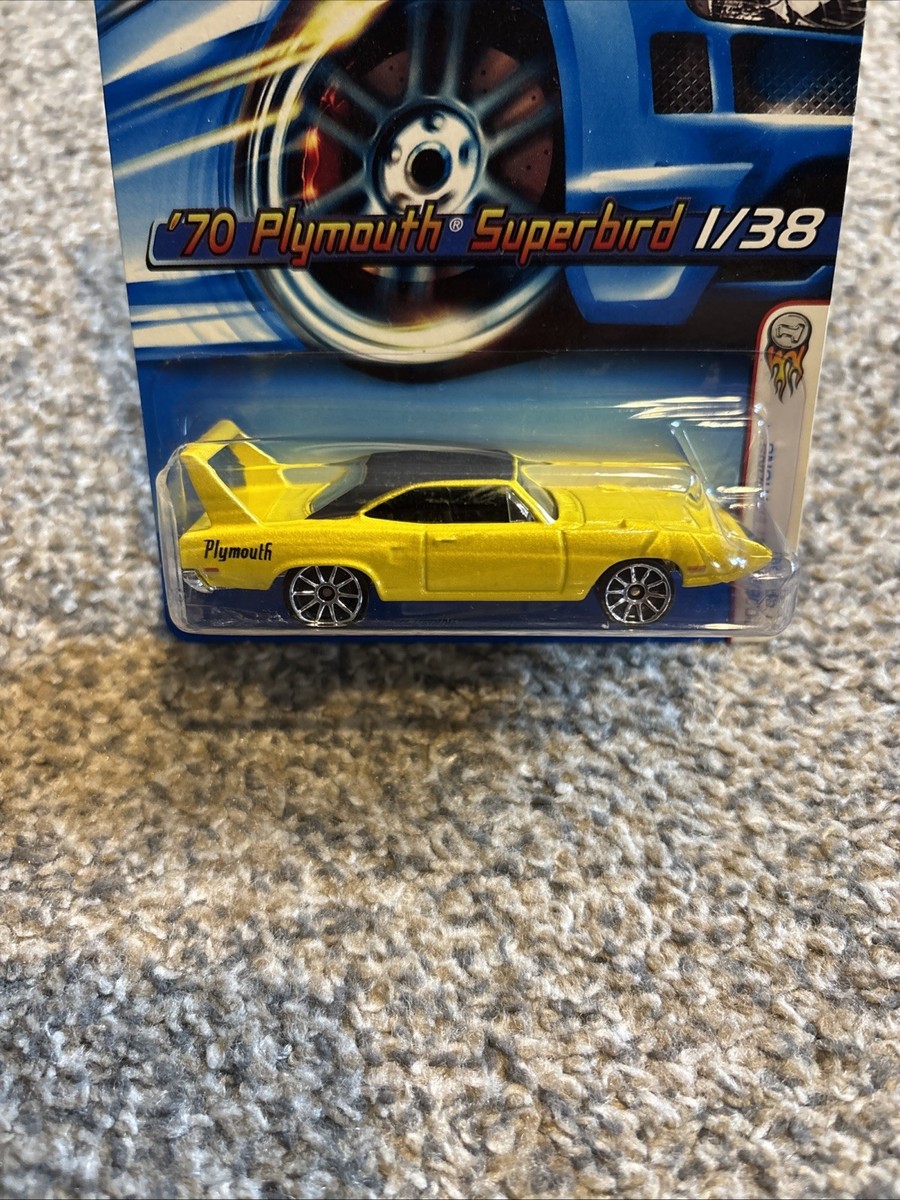 2006 Hot Wheels First Editions '70 Plymouth Superbird Yellow