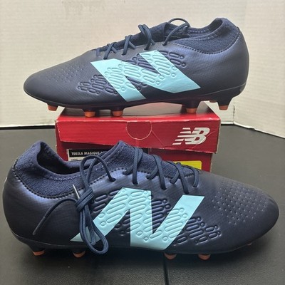 New Balance Tekela Magique FG V4 Mens Soccer Cleats Blue Size 11