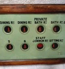 Antique BUTLER Call Box Bell Annunciator Servent 16 Rooms, Complete — photo 4
