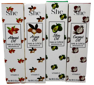 S.he Makeup Nail & Cuticle Replenishing Oil - Healthy Nails - *4 TYPES*