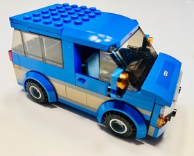 LEGO, CITY 60117, VAN & CARAVAN, ASSEMBLED, COMPLETE, BOX+MANUALS+FIGS