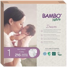 Hypoallergenic Sustainable Diapers, Size 1