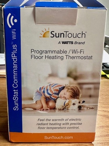 Suntouch Sunstat Commandplus Touchscreen Programmable Smart Wi-Fi Thermostat - Zdjęcie 3 z 4