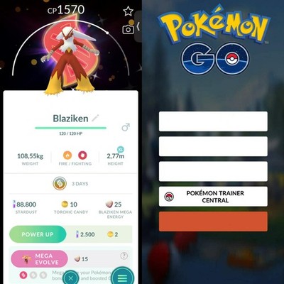 Pokémon Go | Shiny Blaziken Special Background Go Tour Kalos 2026   PTC or TRADE