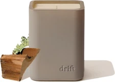 Drift Teak Scented Candle - Home Decor - Fragrance Oil - 60 Day Beige 