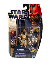 Star Wars The Clone Wars Galactic Battle Game Action Figure CW6 Plo Koon 2012NEW