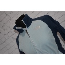 The North Face Fleece Jacket Womens Size Small Full Zip Blue Full Zip