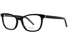 Saint Laurent SL-M121 001 Eyeglasses Frame Women's Black Full Rim 54mm