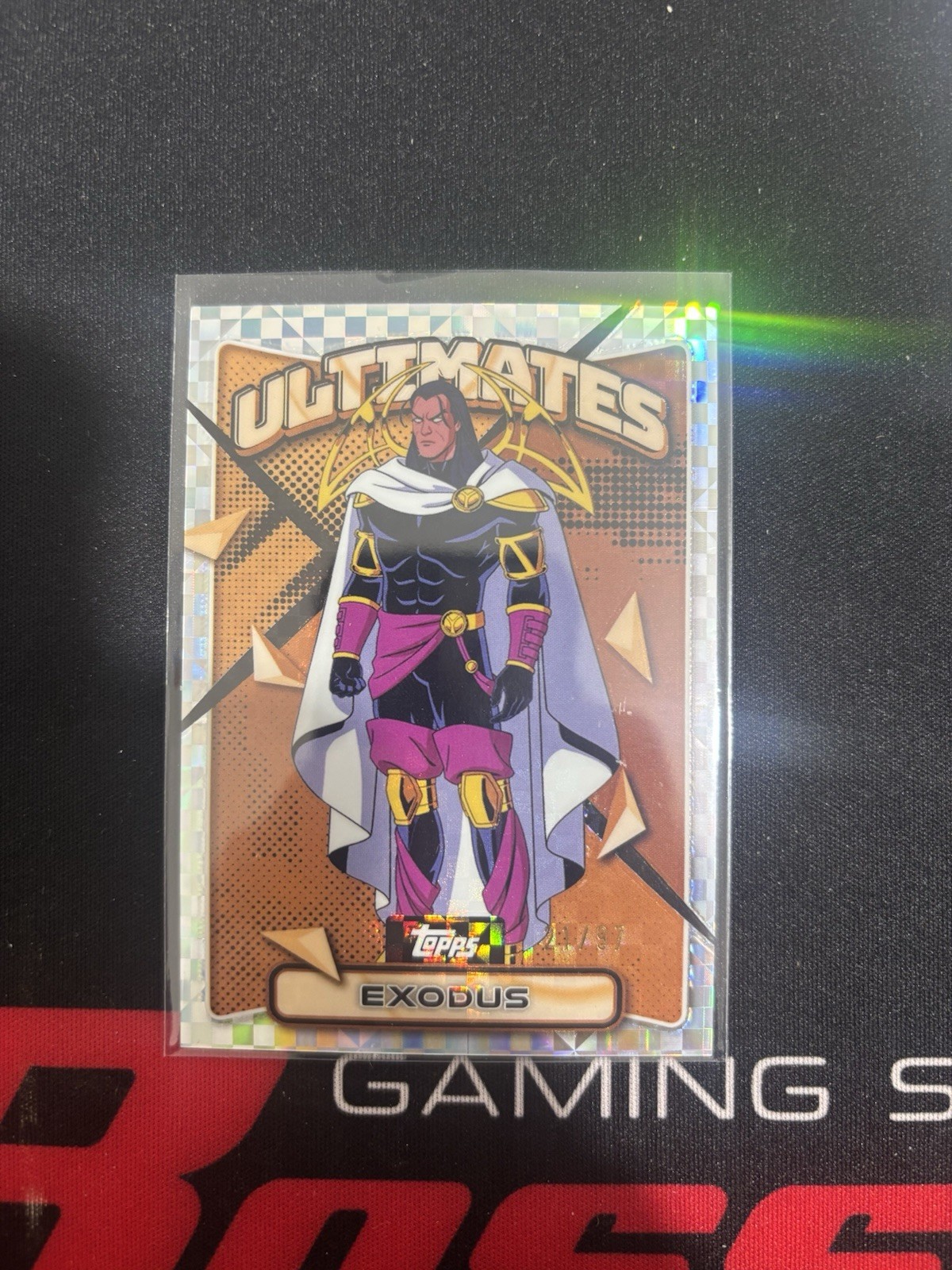 Exodus - 2025 Topps Finest X-Men '97 #12 Laser Refractor /100