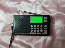 Kaito KA29 AM FM Shortwave Portable DSP Radio Receiver with Recorder - Black