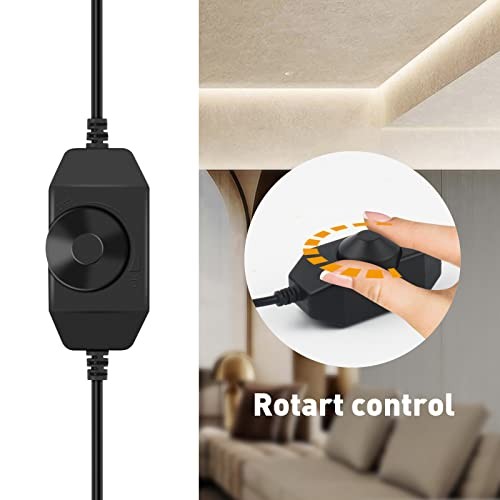 VIPMOON 3pcs LED Strip Dimmer Switch DC 12V-24V 6A Rotary Controller | eBay